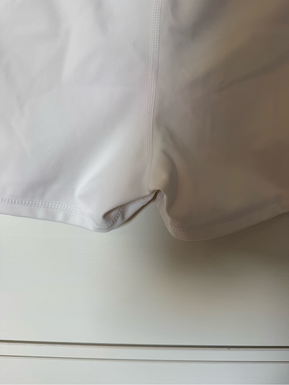 Nike White Compression Shorts with Black NIKE PRO Waistband - Picture 5 of 6